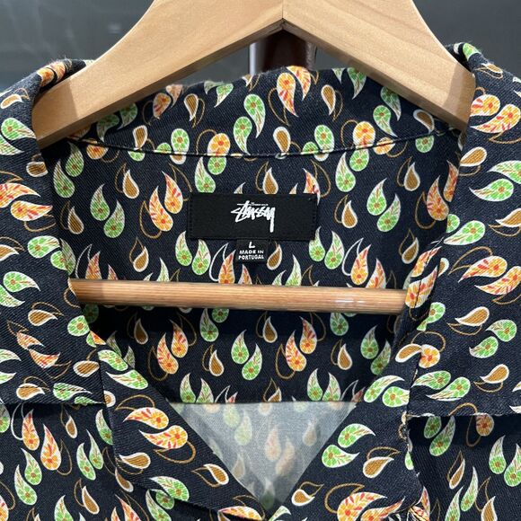 Stussy (Japan) - Paisley Tears SS Shirt (#1118234) - Navy - Picture 3 of 9